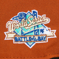 New Era SF Giants Burnt Orange Black Silver Gray 59Fifty 5950 Patch Fitted Hat