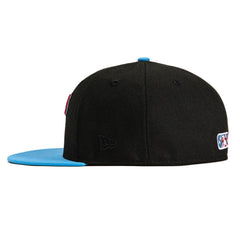 New Era Tulsa Drillers Oilers Black Light Blue Green 59Fifty 5950 Patch Fitted