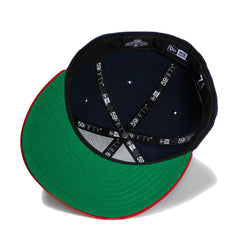 New Era Wichita Aviators Navy Blue Red Green 59Fifty 5950 Patch Fitted Cap Hat