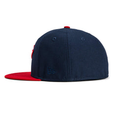 New Era Wichita Aviators Navy Blue Red Green 59Fifty 5950 Patch Fitted Cap Hat