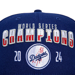 New Era LA Dodgers '24 WS Royal White Red 9Fifty 950 Patch Snapback Cap Hat