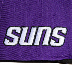 New Era Phoenix Suns Burst Black Orange Yellow 9Fifty 950 Patch Snapback Hat