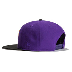 New Era Phoenix Suns Burst Black Orange Yellow 9Fifty 950 Patch Snapback Hat
