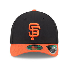 New Era San Francisco Giants Black Orange 9Forty 940 Patch Snapback Cap Hat