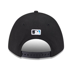 New Era Miami Marlins Black Blue 9Forty 940 Patch Snapback Cap Hat