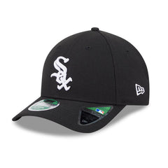 New Era Chicago White Sox Black White 9Forty 940 Patch Snapback Cap Hat