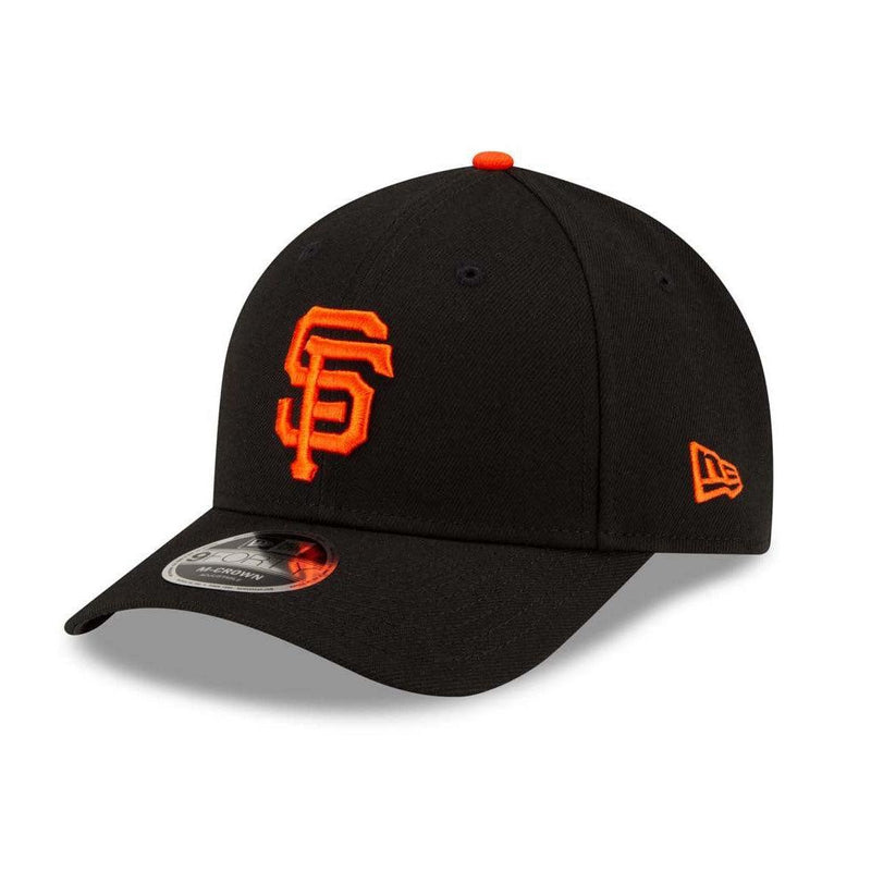 New Era San Francisco Giants Black Orange 9Forty 940 Patch Snapback Cap Hat