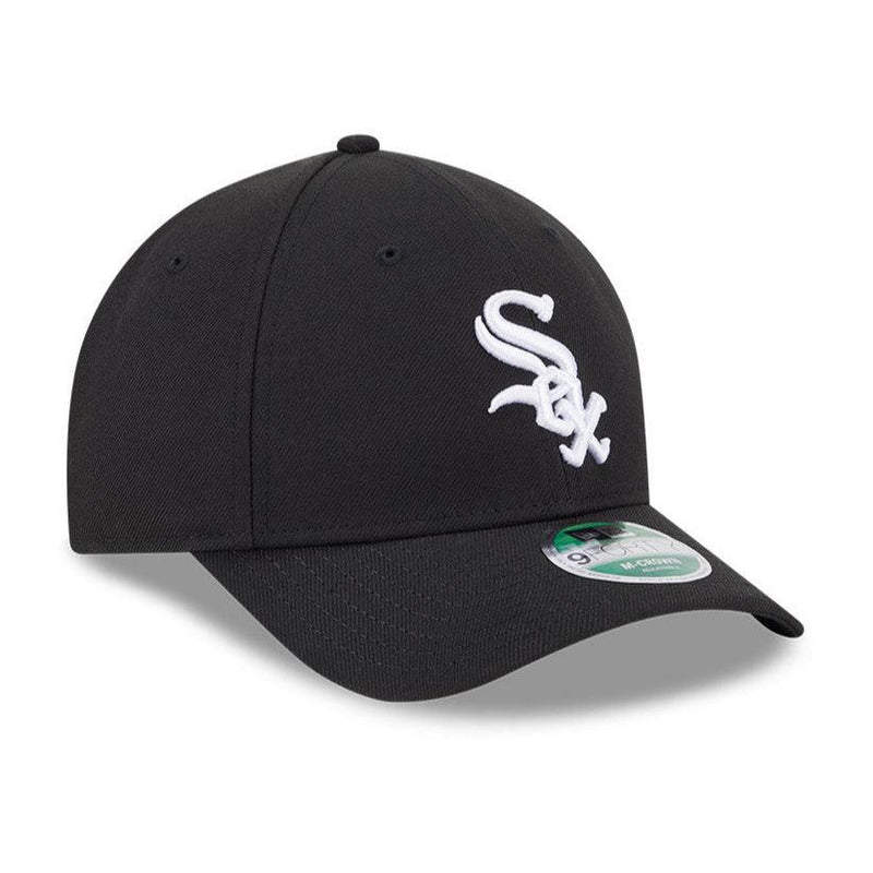 New Era Chicago White Sox Black White 9Forty 940 Patch Snapback Cap Hat