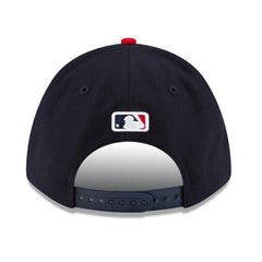 New Era Atlanta Braves Navy White Red Black 9Forty 940 Patch Snapback Cap Hat