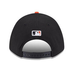 New Era San Francisco Giants Black Orange 9Forty 940 Patch Snapback Cap Hat