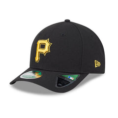 New Era Pittsburgh Pirates Black Yellow 9Forty 940 Patch Snapback Cap Hat