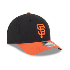 New Era San Francisco Giants Black Orange 9Forty 940 Patch Snapback Cap Hat