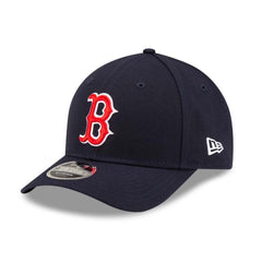 New Era Boston Red Sox Navy Blue Black 9Forty 940 Patch Snapback Cap Hat