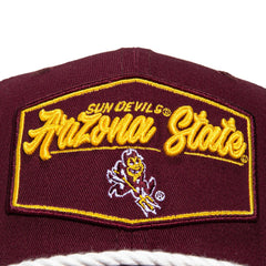 New Era Arizona State Sun Devils Maroon White Yellow Gold 9Seventy 970 Snapback