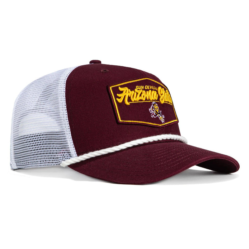 New Era Arizona State Sun Devils Maroon White Yellow Gold 9Seventy 970 Snapback