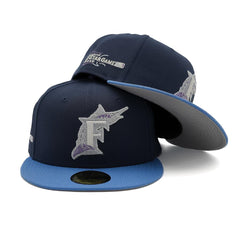 New Era Florida Marlins '19 ASG Navy Blue Gray 59Fifty 5950 Patch Fitted Cap Hat