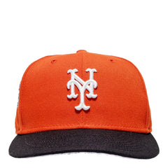 New Era NY Mets '00 WS Orange White Black Gray 59Fifty 5950 Patch Fitted Cap Hat