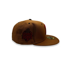 New Era LA Dodgers Stadium 1962-2022 59Fifty Yellow Red 5950 Patch Fitted Hat