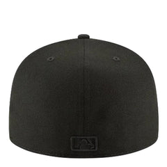 New Era New York Yankees MLB Basic Black Gray 59Fifty 5950 Patch Fitted Cap Hat