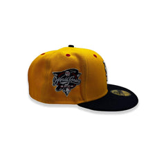 New Era NY Mets '09 WS Orange White Black 59Fifty 5950 Patch Fitted Cap Hat