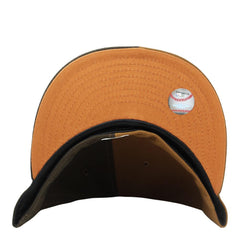 New Era Oakland Athletics '89 WS Brown White Orange 59Fifty 5950 Patch Fitted