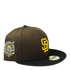 New Era San Diego Padres 40th Anni Brown Black Gray 59Fifty 5950 Patch Fitted