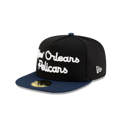 New Era New Orleans Pelicans Dashmark Mesh Black Blue Gray 59Fifty 5950 Fitted