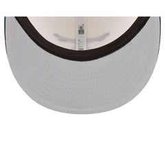 New Era New Orleans Pelicans Mascot White Blue Gray 59Fifty 5950 Patch Fitted