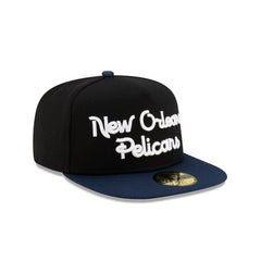 New Era New Orleans Pelicans Dashmark Mesh Black Blue Gray 59Fifty 5950 Fitted
