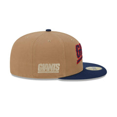 New Era New York Giants Brown Red Navy Gray 59Fifty 5950 Patch Fitted Cap Hat