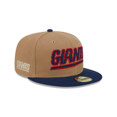 New Era New York Giants Brown Red Navy Gray 59Fifty 5950 Patch Fitted Cap Hat