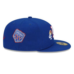 New Era NY Giants NFL Royal Blue Red Gray 59Fifty 5950 Patch Fitted Cap Hat