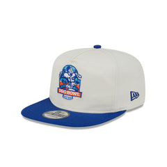 New Era NY Giants Pro Bowl Patch White Blue Gray Golfer Patch Snapback Cap Hat