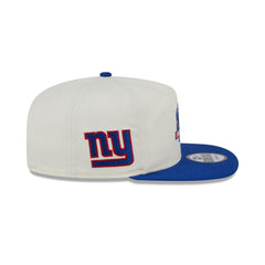 New Era NY Giants Pro Bowl Patch White Blue Gray Golfer Patch Snapback Cap Hat