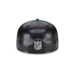 New era NY Jets Faux Leather Crown Black Green 59Fifty 5950 Patch Fitted Cap Hat