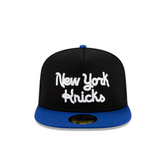 New Era New York Knicks Dashmark Mesh Black White Blue Gray 59Fifty 5950 Fitted