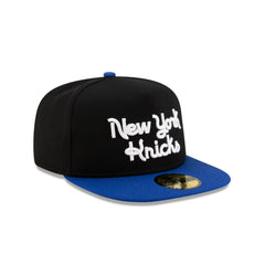 New Era New York Knicks Dashmark Mesh Black White Blue Gray 59Fifty 5950 Fitted