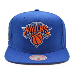 Mitchell And Ness NY Knicks ALL LOVE Royal Blue Orange Pink Patch Snapback Hat