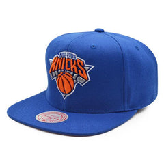 Mitchell And Ness NY Knicks ALL LOVE Royal Blue Orange Pink Patch Snapback Hat