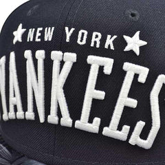 New Era NY Yankees Dark Blue Gray White 9Fifty 950 Patch Snapback Cap Hat