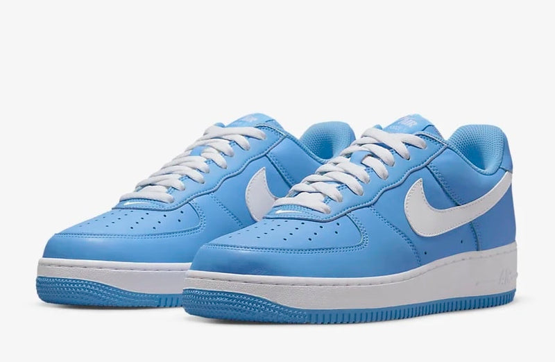 NIKE AIR FORCE 1 LOW RETRO UNIVERSITY BLUE White DM0576-400 Sneaker Shoe