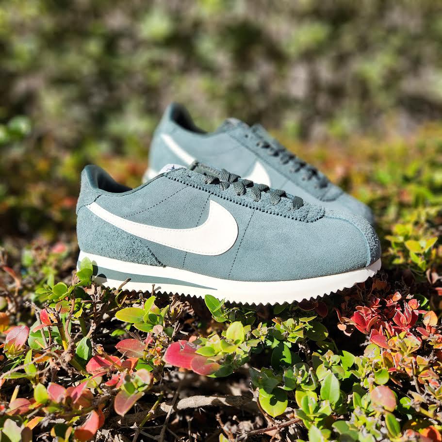 Nike Cortez VINTAGE GREEN Sail White Navy Blue FZ3594-338 Sneaker Shoe Trainers