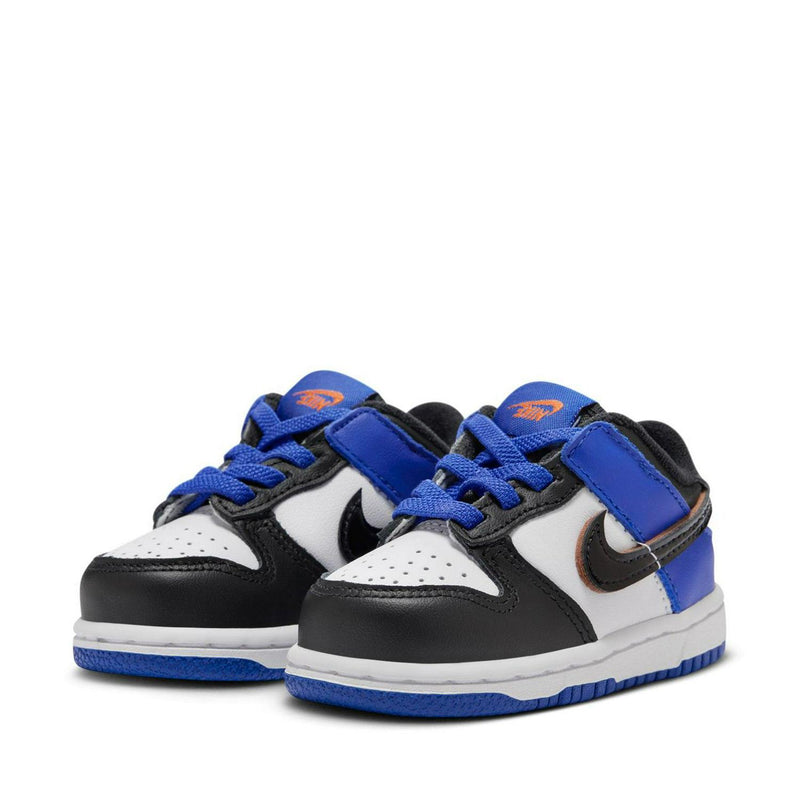Kids Nike Dunk Low TD White Black Racer Blue Terra Blush HF3252-100 Shoe Sneaker