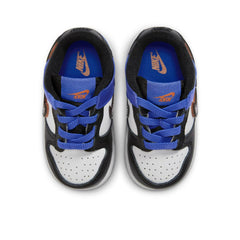 Kids Nike Dunk Low TD White Black Racer Blue Terra Blush HF3252-100 Shoe Sneaker