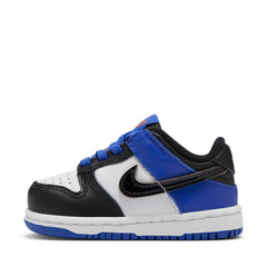 Kids Nike Dunk Low TD White Black Racer Blue Terra Blush HF3252-100 Shoe Sneaker