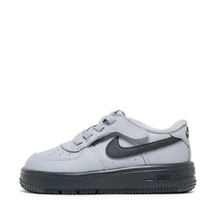 Kids Nike Force 1 Low Easy On TD Wolf Grey Dark Smoke Grey HQ3809-001 Sneaker