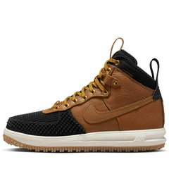 Nike Lunar Force 1 Duckboot Ale Brown Black Beige White 805899-202 Sneaker Shoe