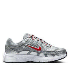 Kids Nike P-6000 GS Silver Gym Red White Black Grey HV5064-002 Sneaker