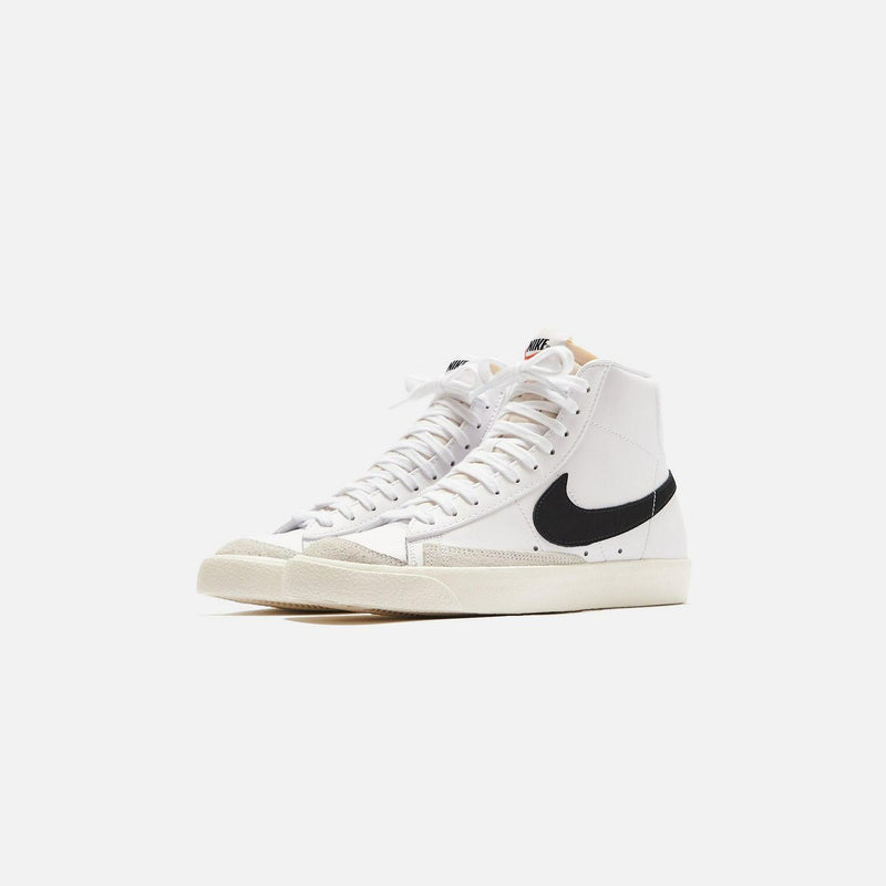 WMNS Nike Blazer Mid 77 Vintage White Black Sail NKCZ1055-100 Shoe Sneaker