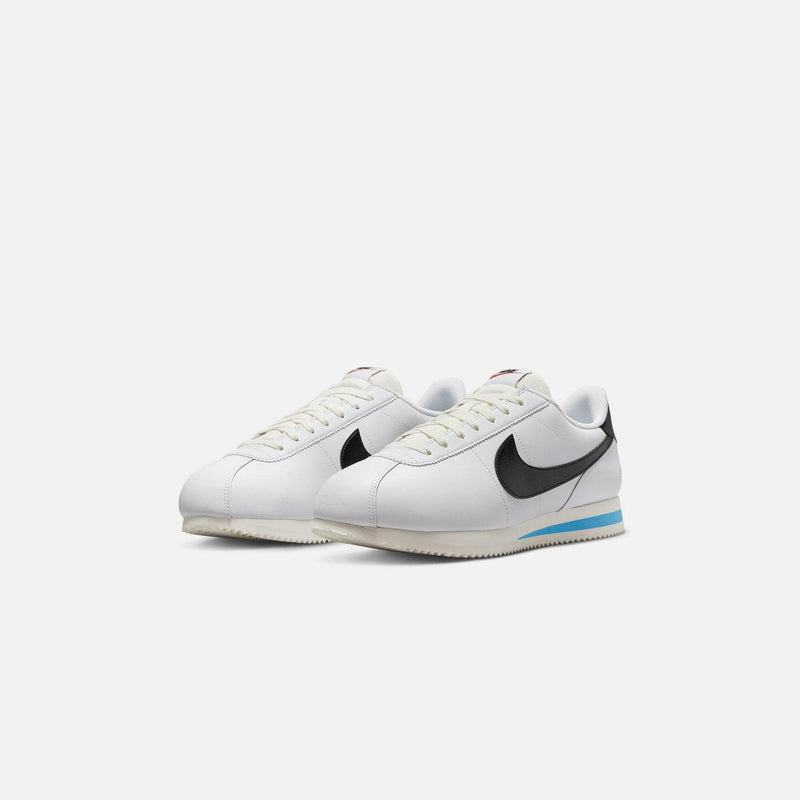 WMNS Nike Cortez White Black Light Photo Blue Sail nkdn1791-100 Shoe Sneaker